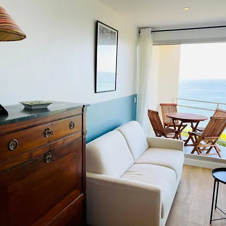 Gulf Stream, T2 Exceptionnel Pleine Vue Mer, Biarritz Centre, Terrasse, Renovation De Charme, Calme Absolu Διαμέρισμα