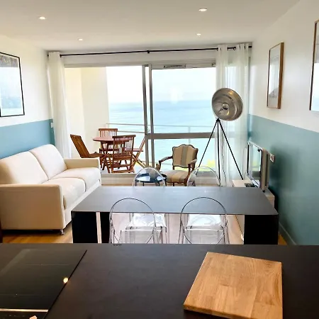 Gulf Stream, T2 Exceptionnel Pleine Vue Mer, Biarritz Centre, Terrasse, Renovation De Charme, Calme Absolu * Μπιαρίτζ