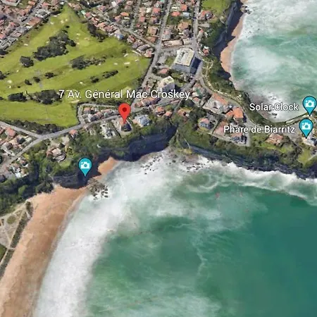 Gulf Stream, T2 Exceptionnel Pleine Vue Mer, Biarritz Centre, Terrasse, Renovation De Charme, Calme Absolu Διαμέρισμα